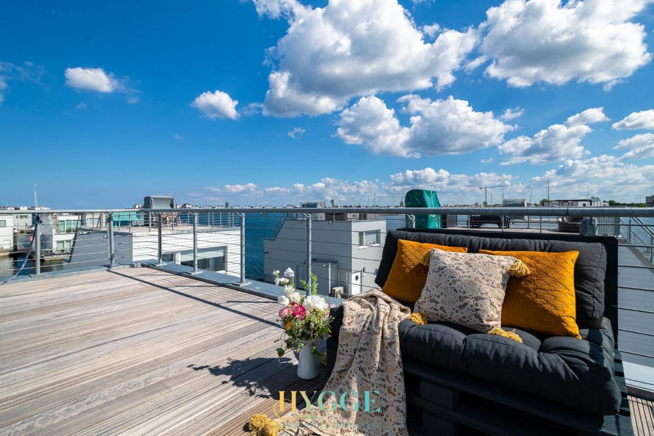 Hotel Schwimmendes Haus Hygge Olpenitz Esterno foto